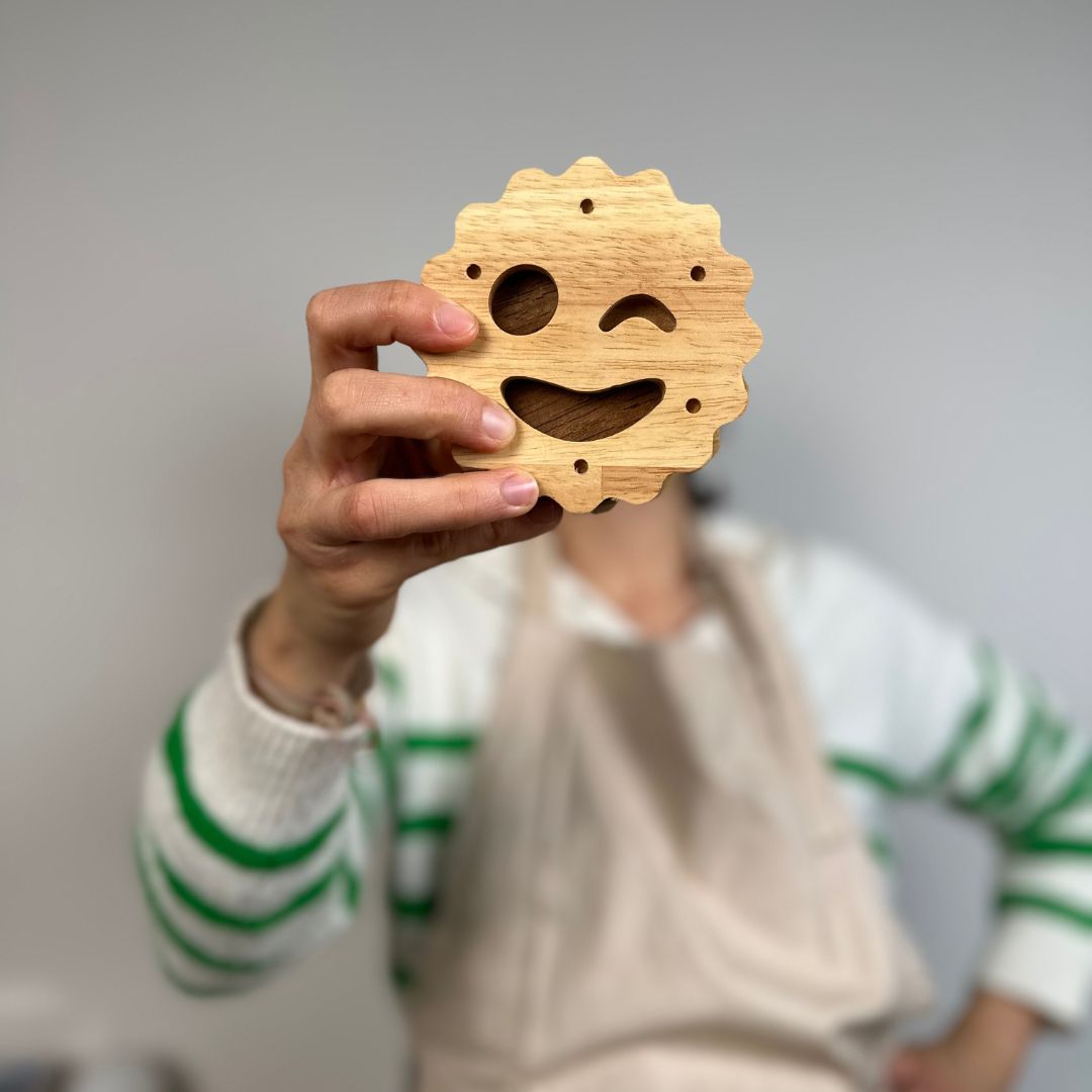 Dessous de verres "Biscuits sourires"